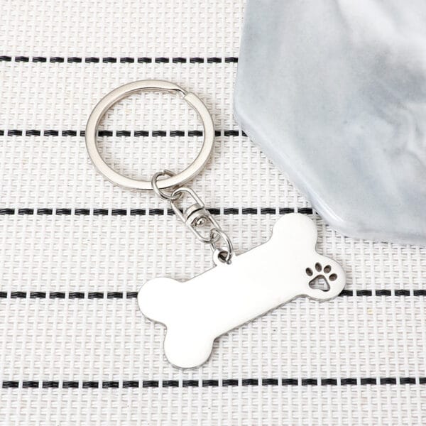 Pet Dog Bone Keychain - Image 3