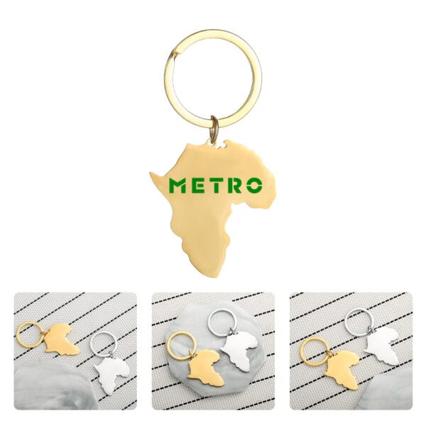 Simulation Map Keychain