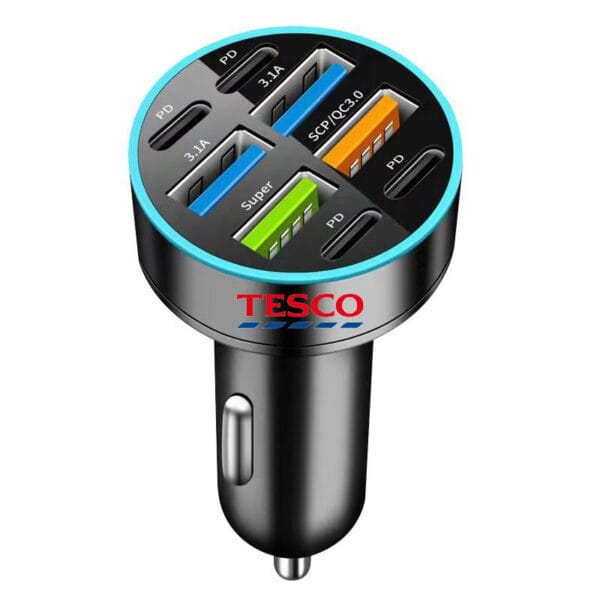 8-port car charger