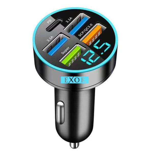 5-port car fast charging