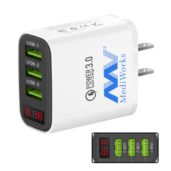 Digital display charging head