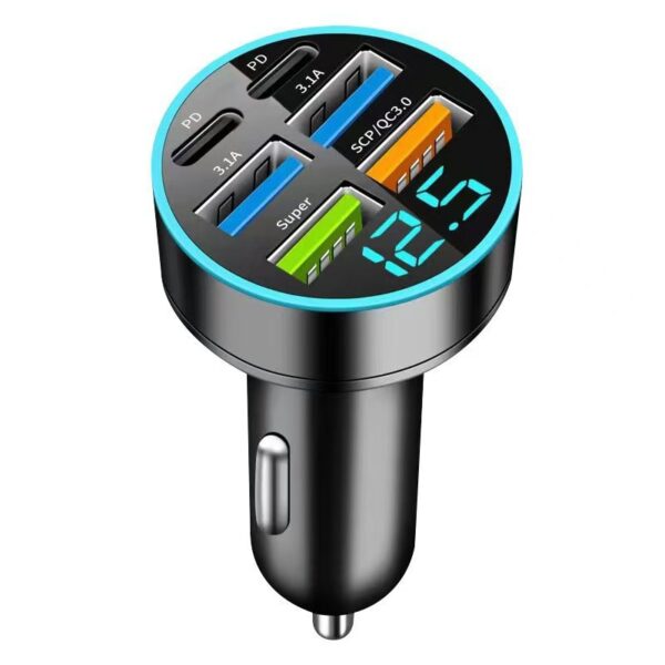 6-port car fast charging - Image 2