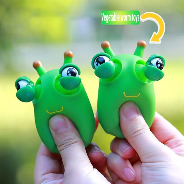 Decompression toy vegetable worm - Image 2