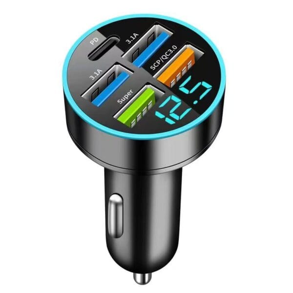 5-port car fast charging - Image 2