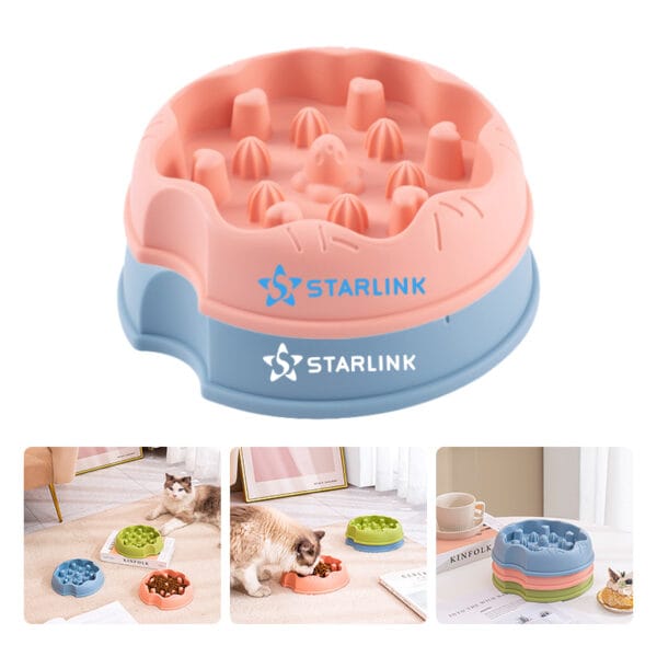 Pet dog round bowl