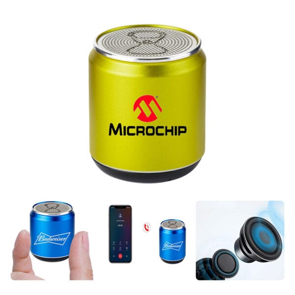 Canned beverage bluetooth speaker