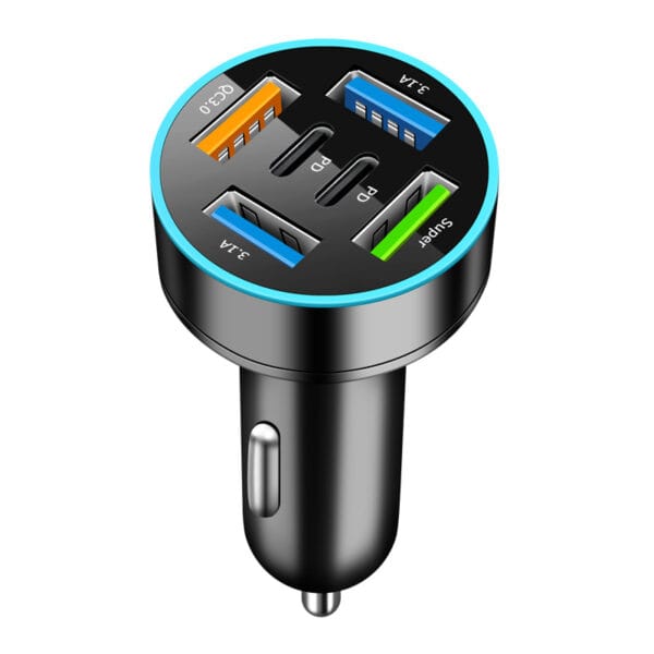 4USB+2C car fast charging - Image 2