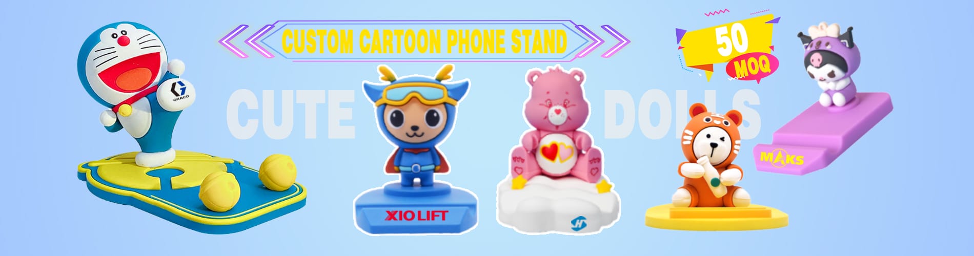 absfounder-Custom cartoon phone stand1